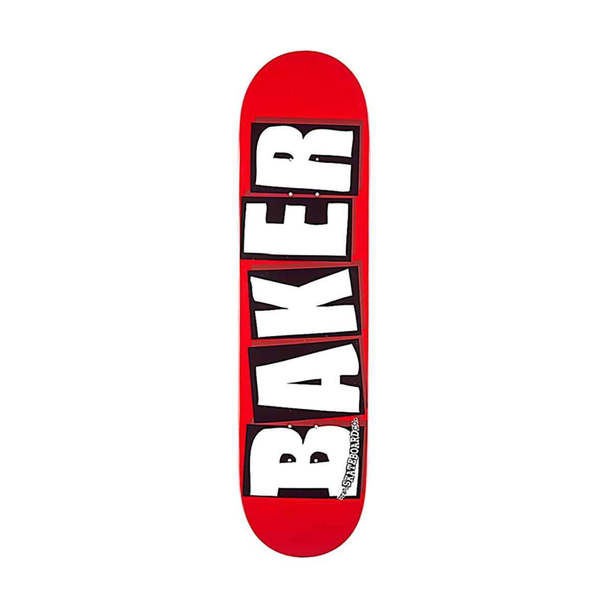 Baker Brand Logo 8.5 Deck Red/White