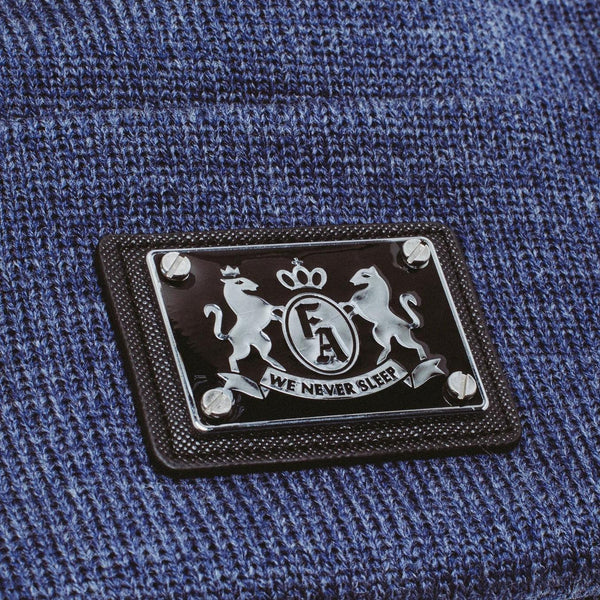 【FUCKING AWESOME】L CREST PATCH BEANIE DENIM 2024_FA_Holiday_GraphicDetail_