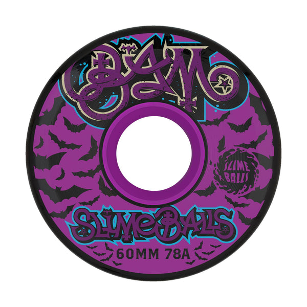 Slime Balls Bam Margera Guest OG Slime Black 60mm 78a Wheels
