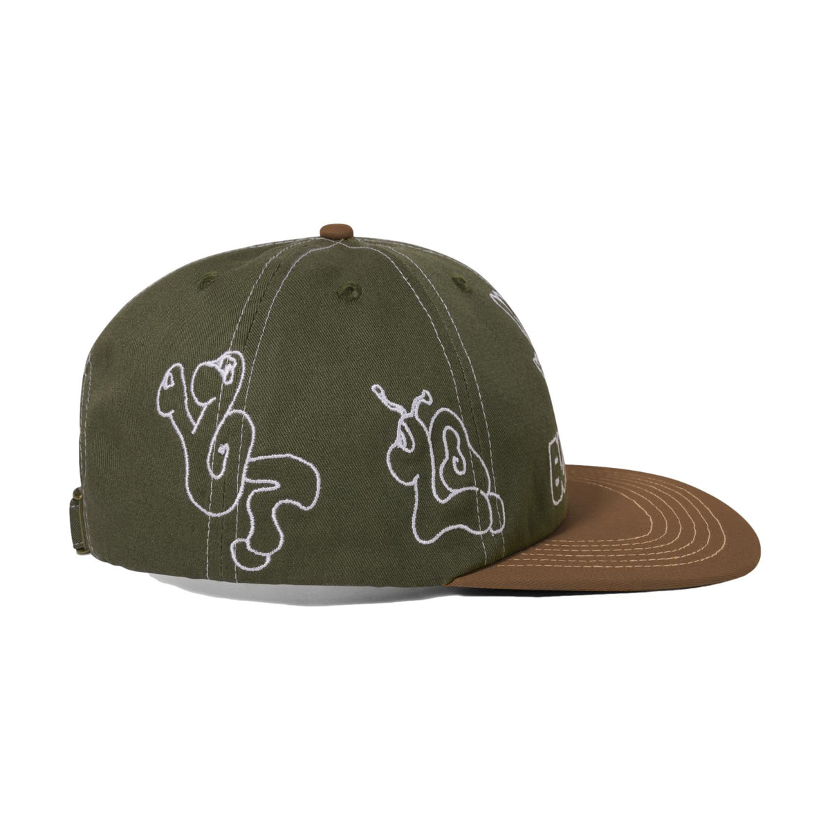 Butter Critter 6 Panel Cap Army/Brown - Venue Skateboards