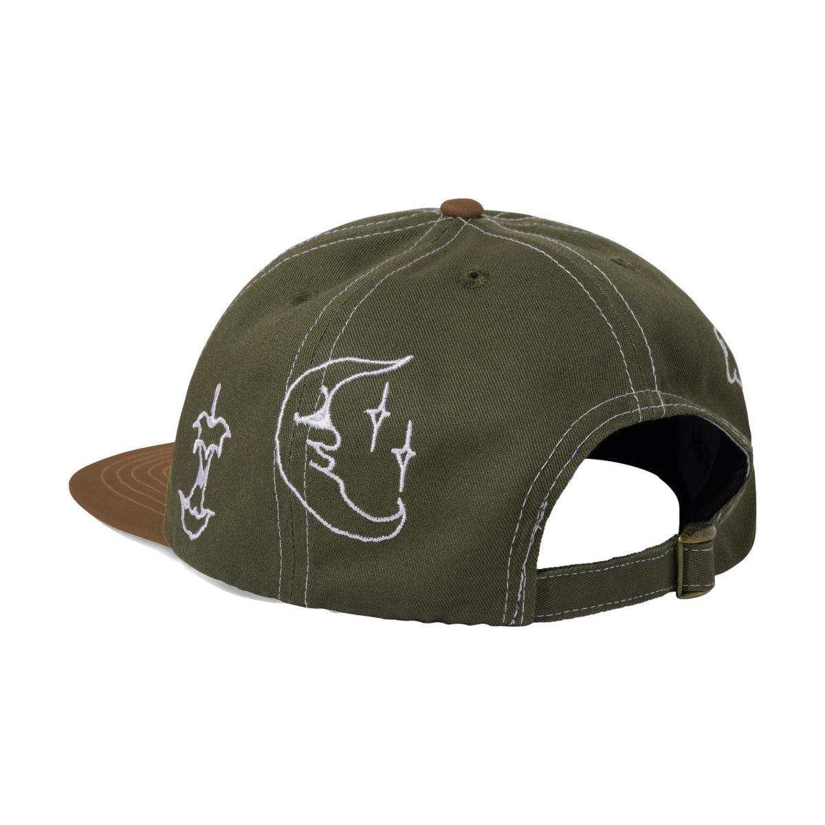 Butter Critter 6 Panel Cap Army/Brown - Venue Skateboards