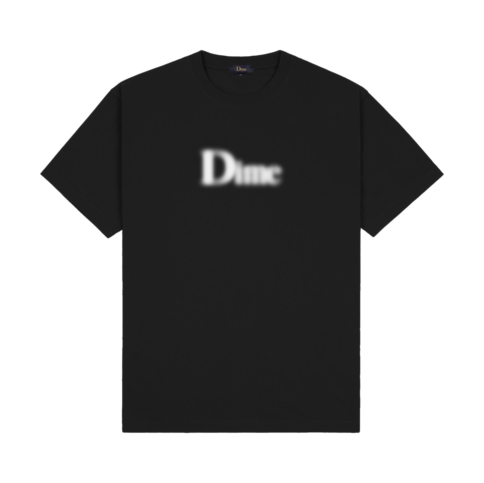 Dime Classic Blurry T-Shirt Black - Venue Skateboards