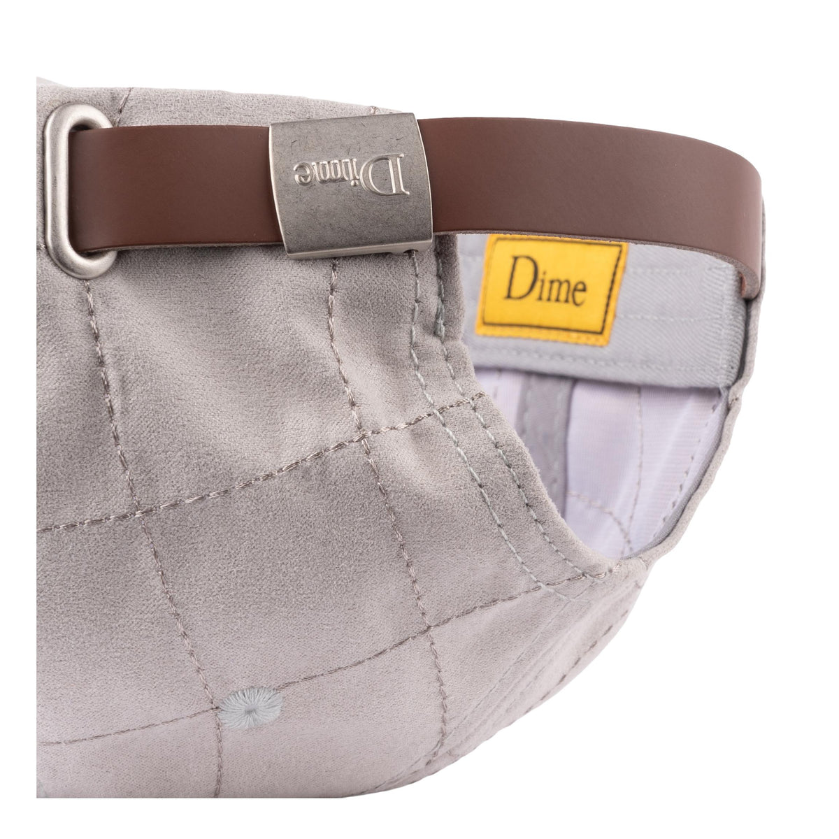 Dime Wave Quilted Full Fit Cap Ash - Venue Skateboards