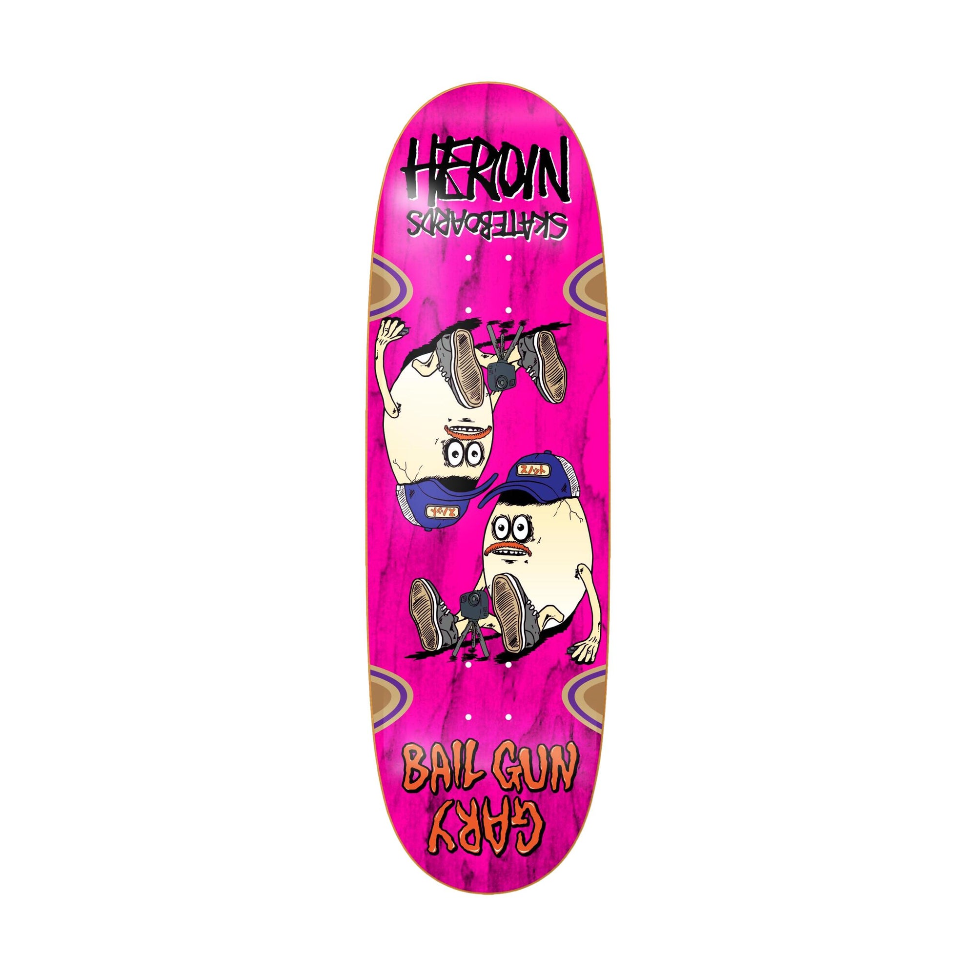 Heroin Bail Gun Gary 4 9.75" Deck - Venue Skateboards