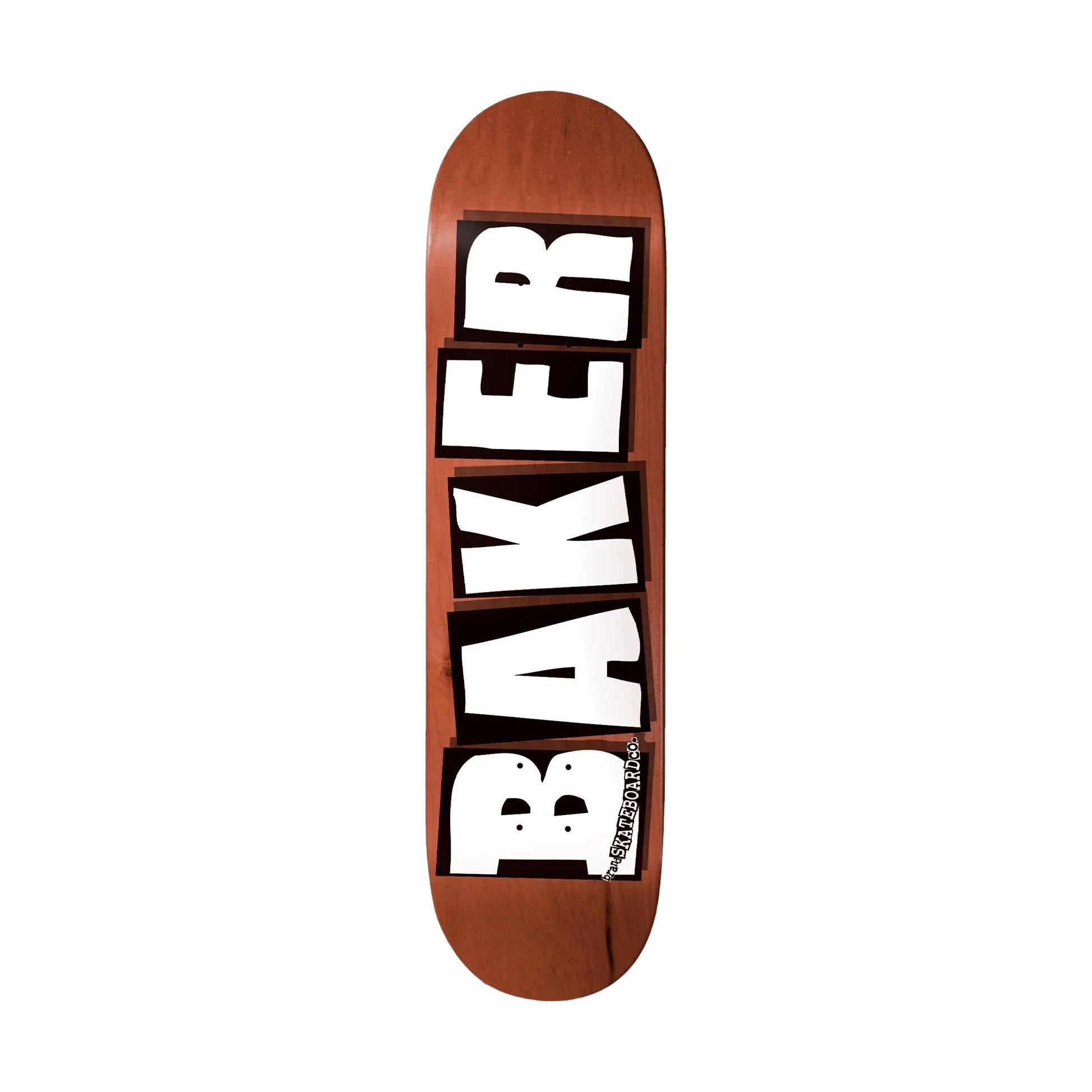 Baker Brand Logo Veneers B2 8.5" Deck - Venue Skateboards