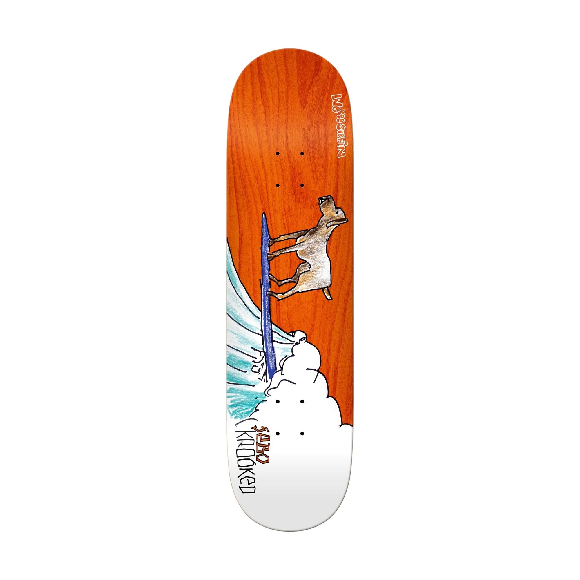 Krooked Sebo Surfin 8.12" Deck - Venue Skateboards