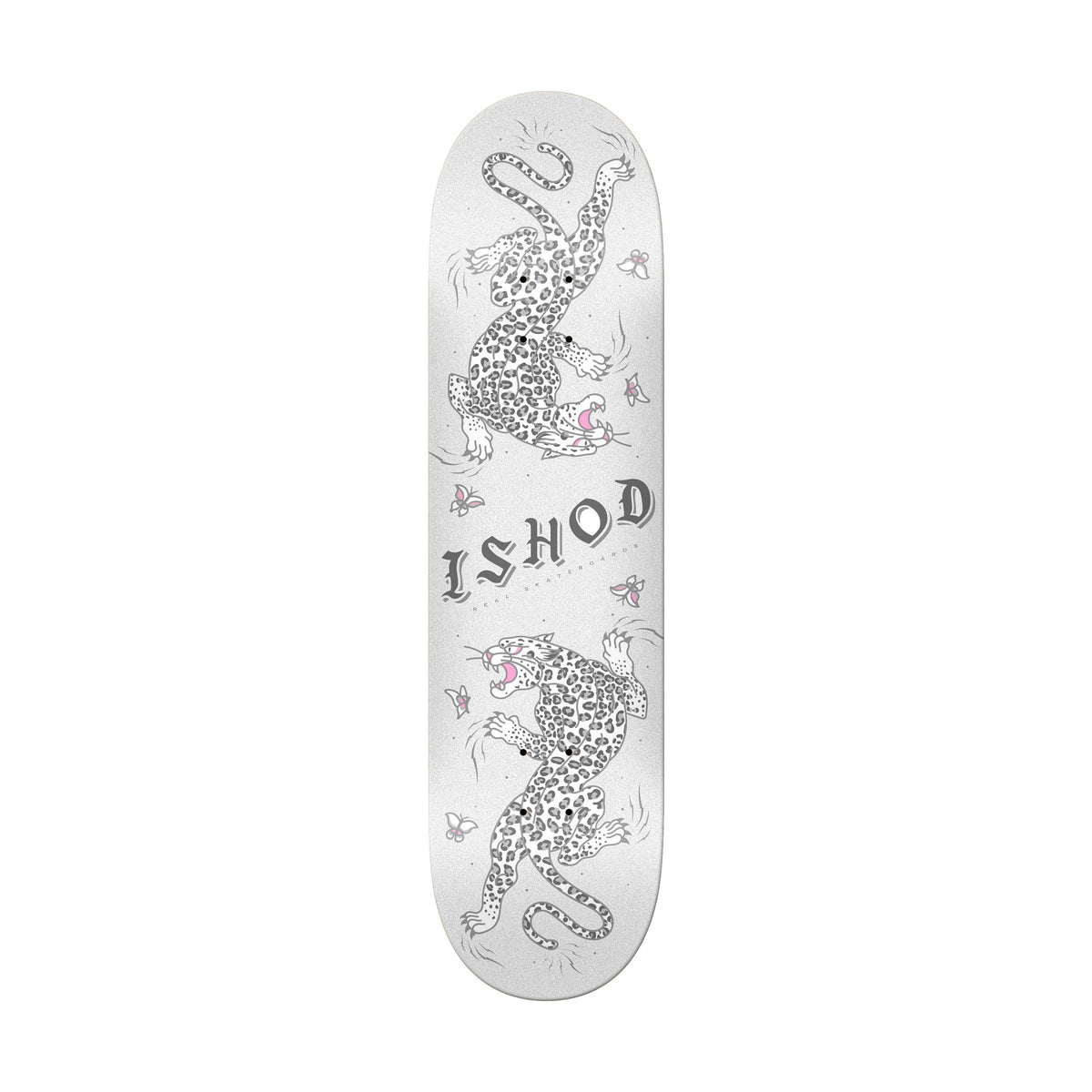 Real Ishod Cat Scratch Glitter Twin Tail 8.25&quot; Deck - Venue Skateboards