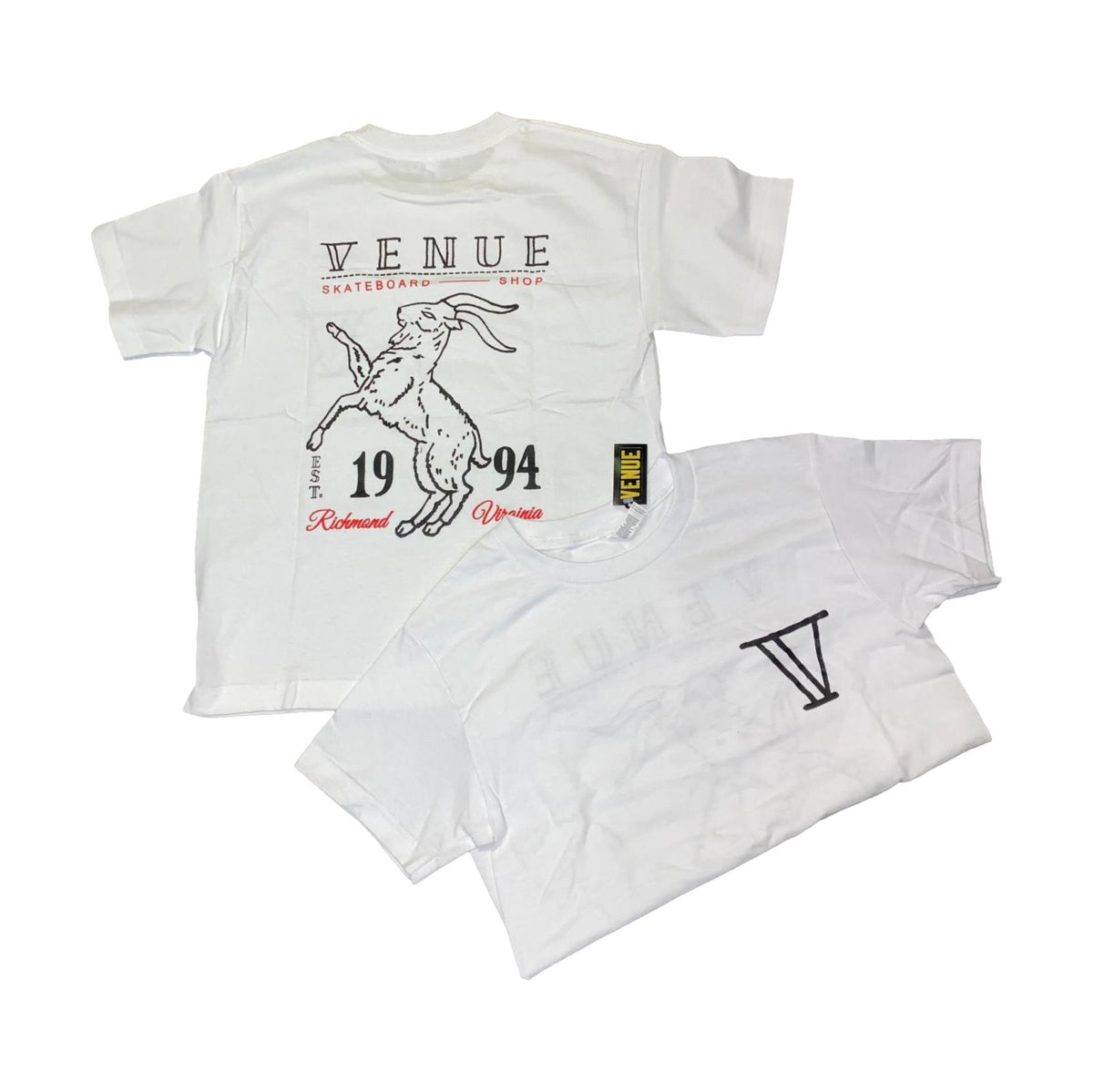 Venue Goat T-Shirt Youth - White