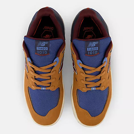 New balance blue and brown hotsell