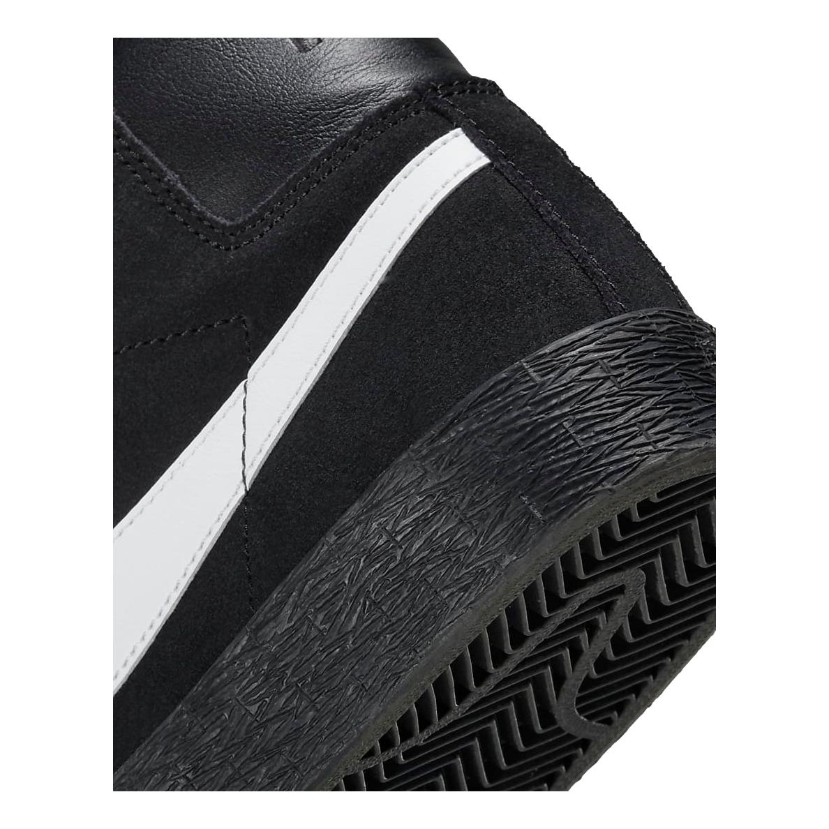 Nike SB Blazer Mid Black/White/Black Black - Venue Skateboards