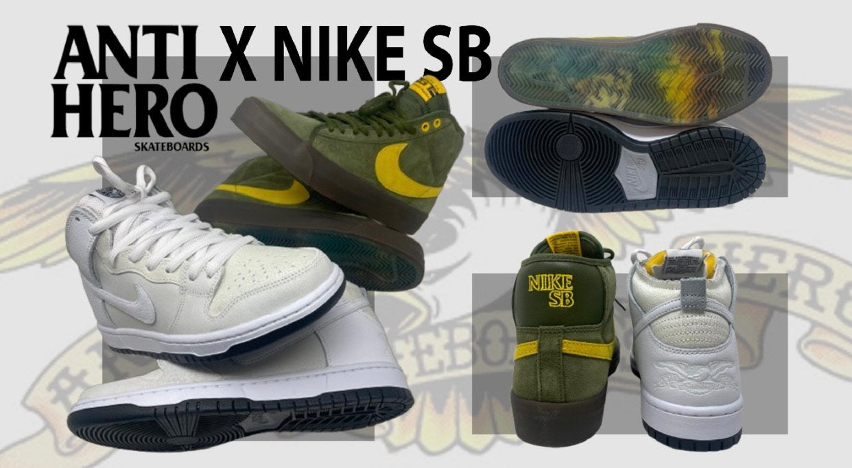 Nike SB X Anti Hero Dunk High & Blazer Mid