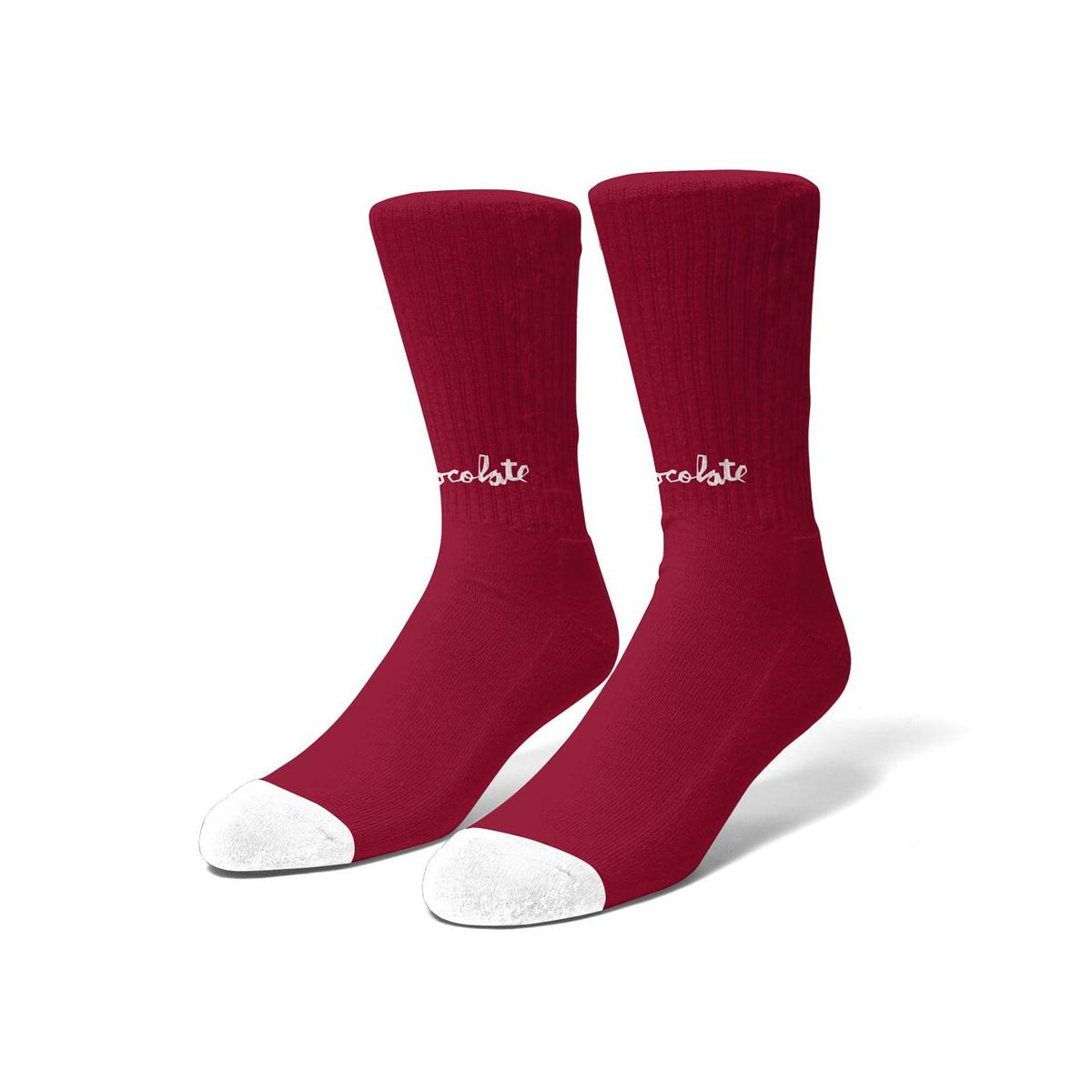 Chocolate Lost Chunk Socks Red - Venue  Skateboards