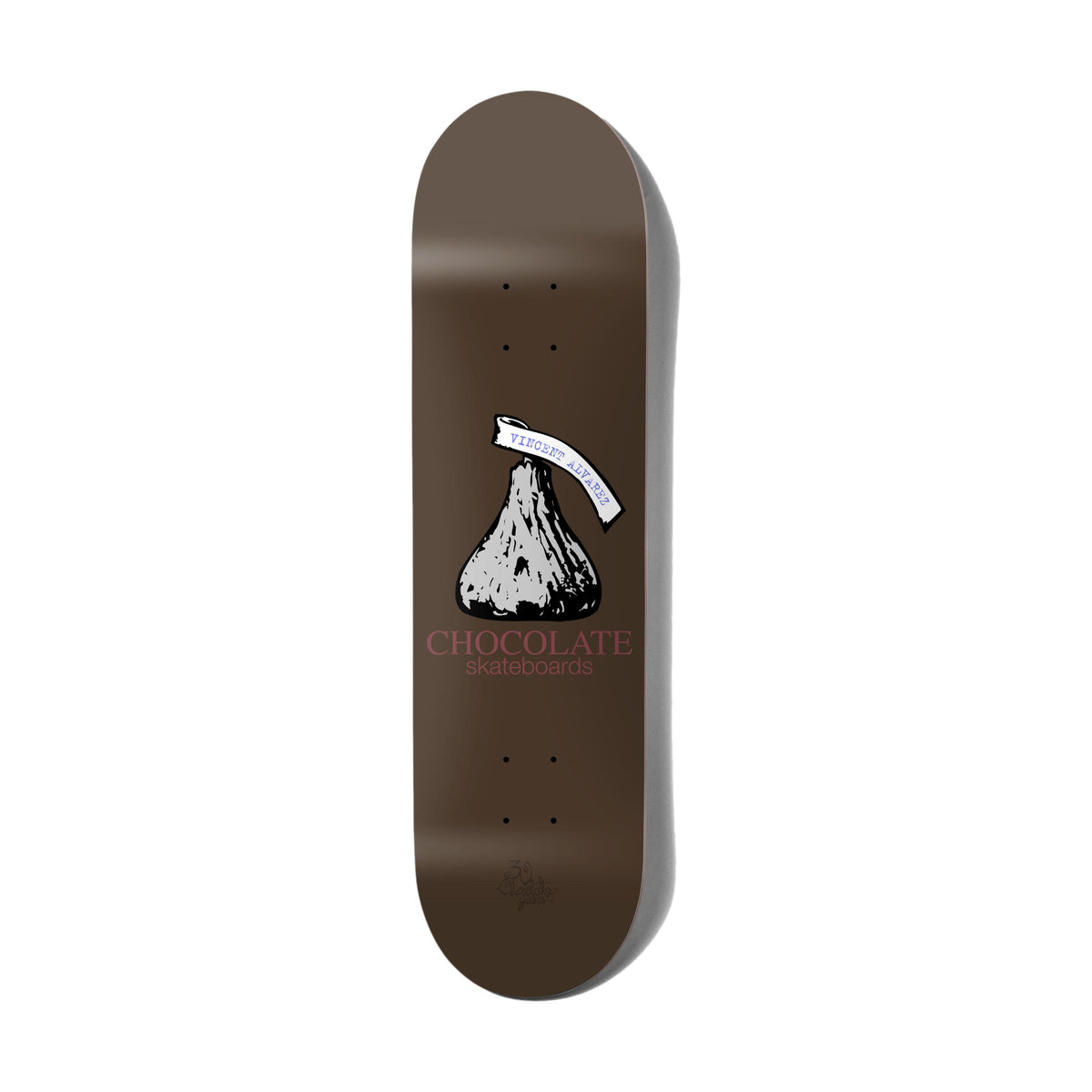 Chocolate Alvarez Kiss 8.25&quot; Deck - Venue Skateboards