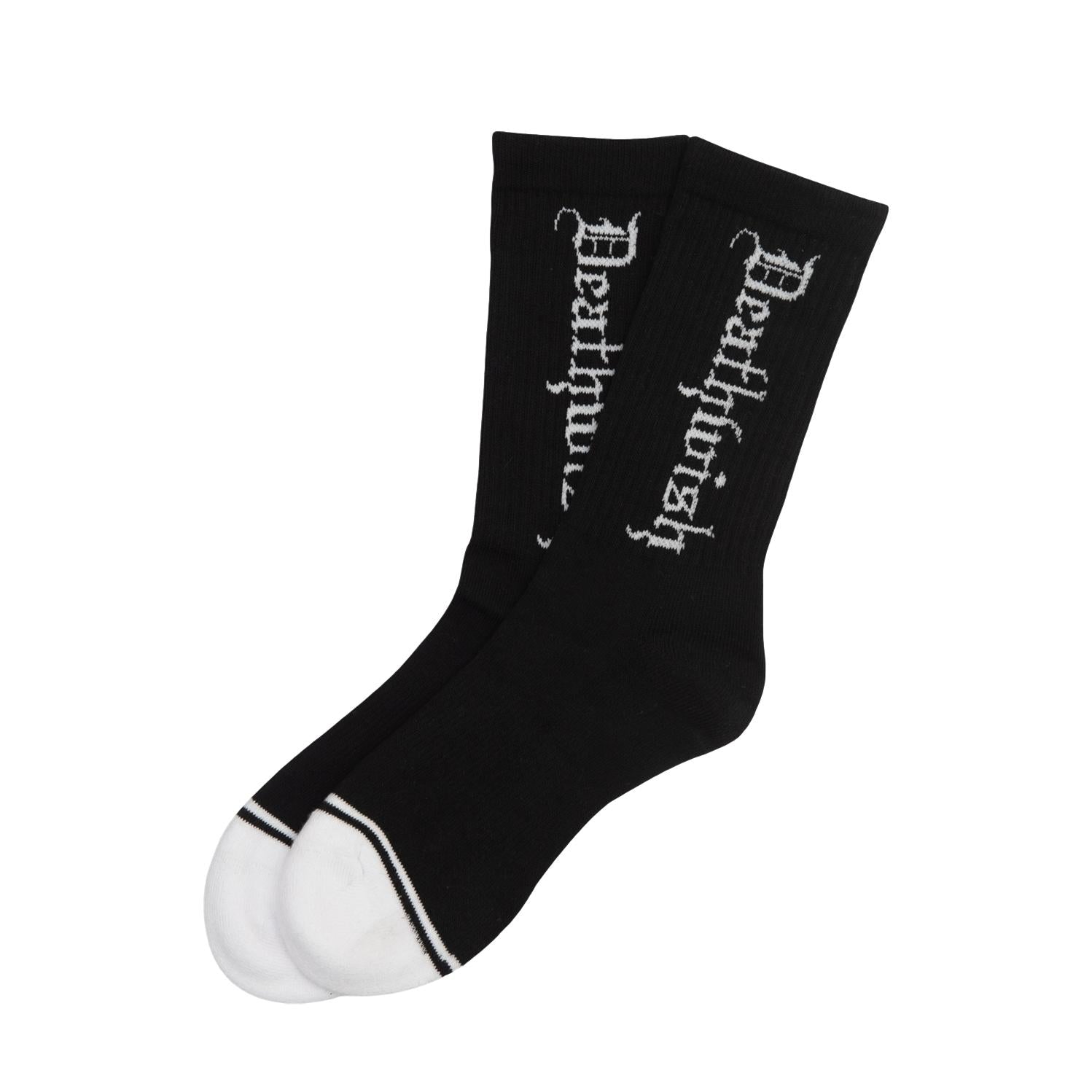 Deathwish Sock of Death Black Socks - Venue  Skateboards
