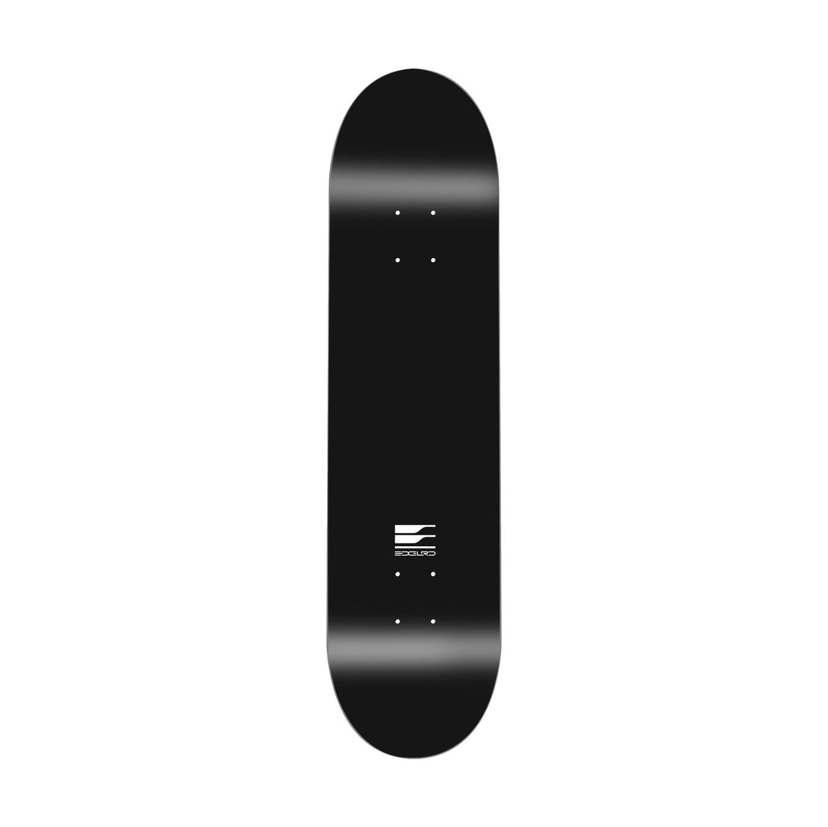 EDGLRD Tech Script Black/White 8.25&quot; Deck - Venue Skateboards