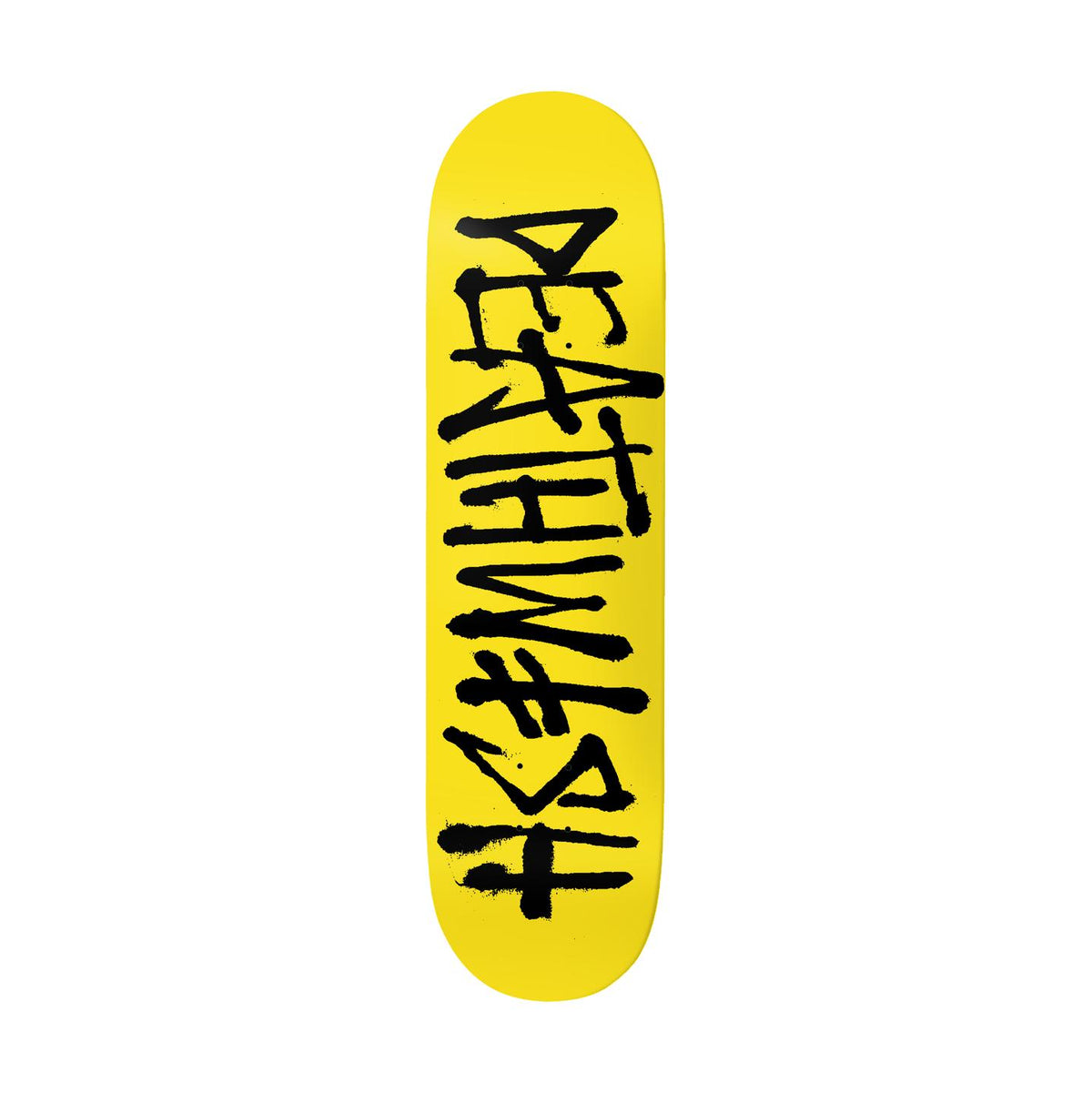 Deathwish Deathspray Yellow/Black 8.0" Deck - Venue Skateboards
