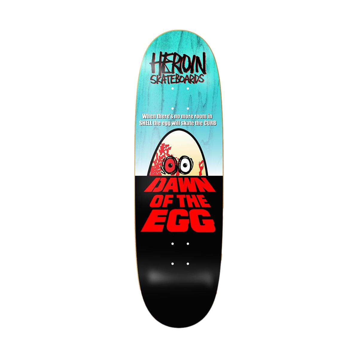 Heroin Dawn of the Egg 9.4" Deck - Venue Skateboards