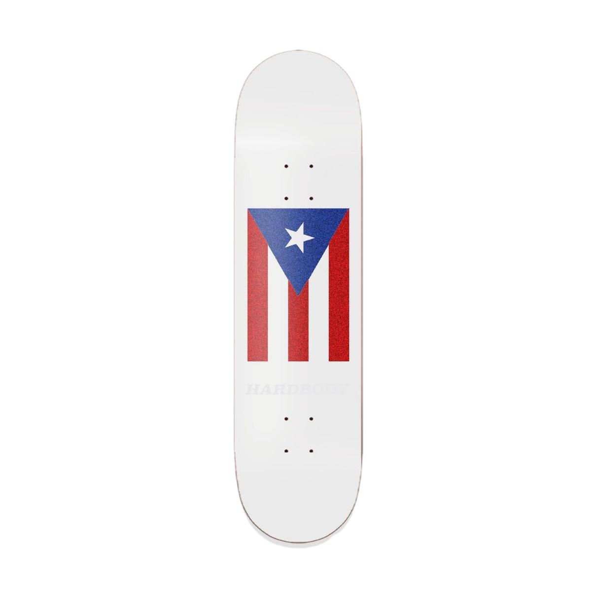 Hardbody Puerto Rico Flag 8.0" Deck - Venue Skateboards