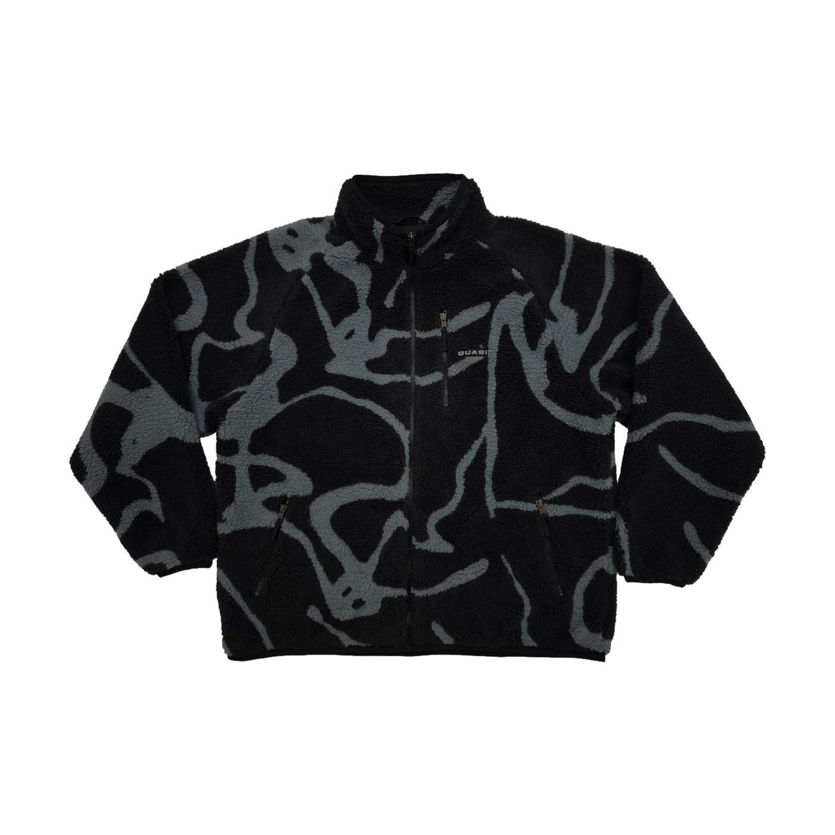 Quasi Mica Full Zip Jacket Black - Venue Skateboards