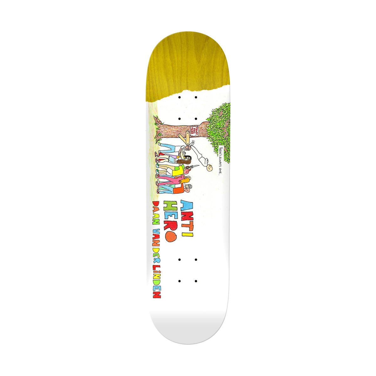 Anti Hero Daan Porous RD3 8.25" Deck - Venue Skateboards