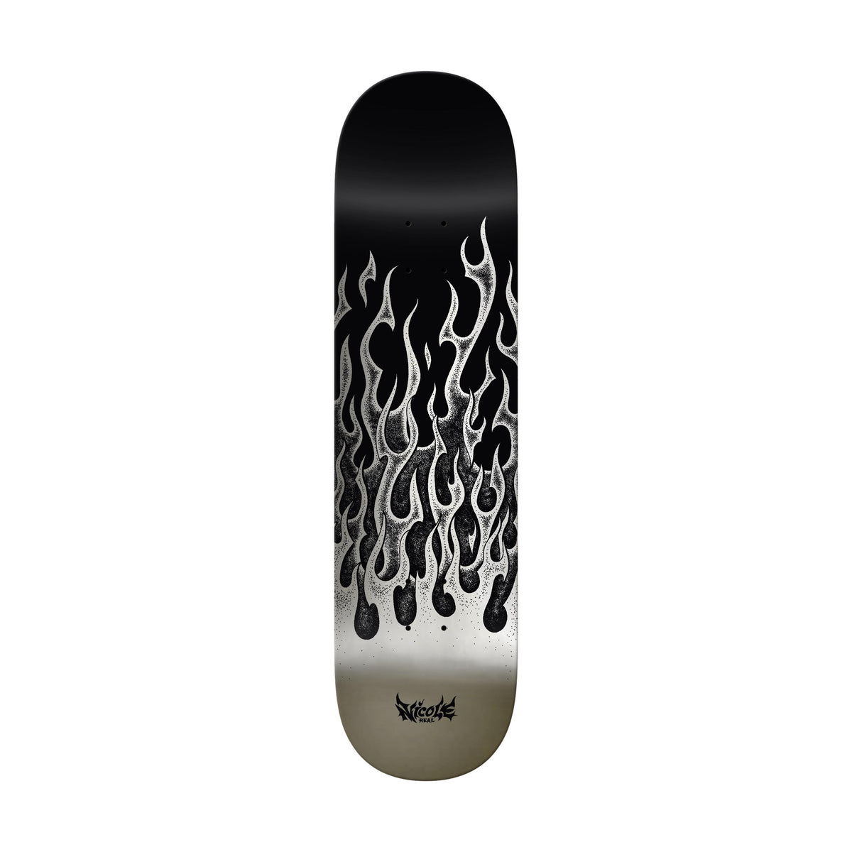 Real Nicole Flames Redux 8.5" Twin Nose Deck - Venue Skateboards
