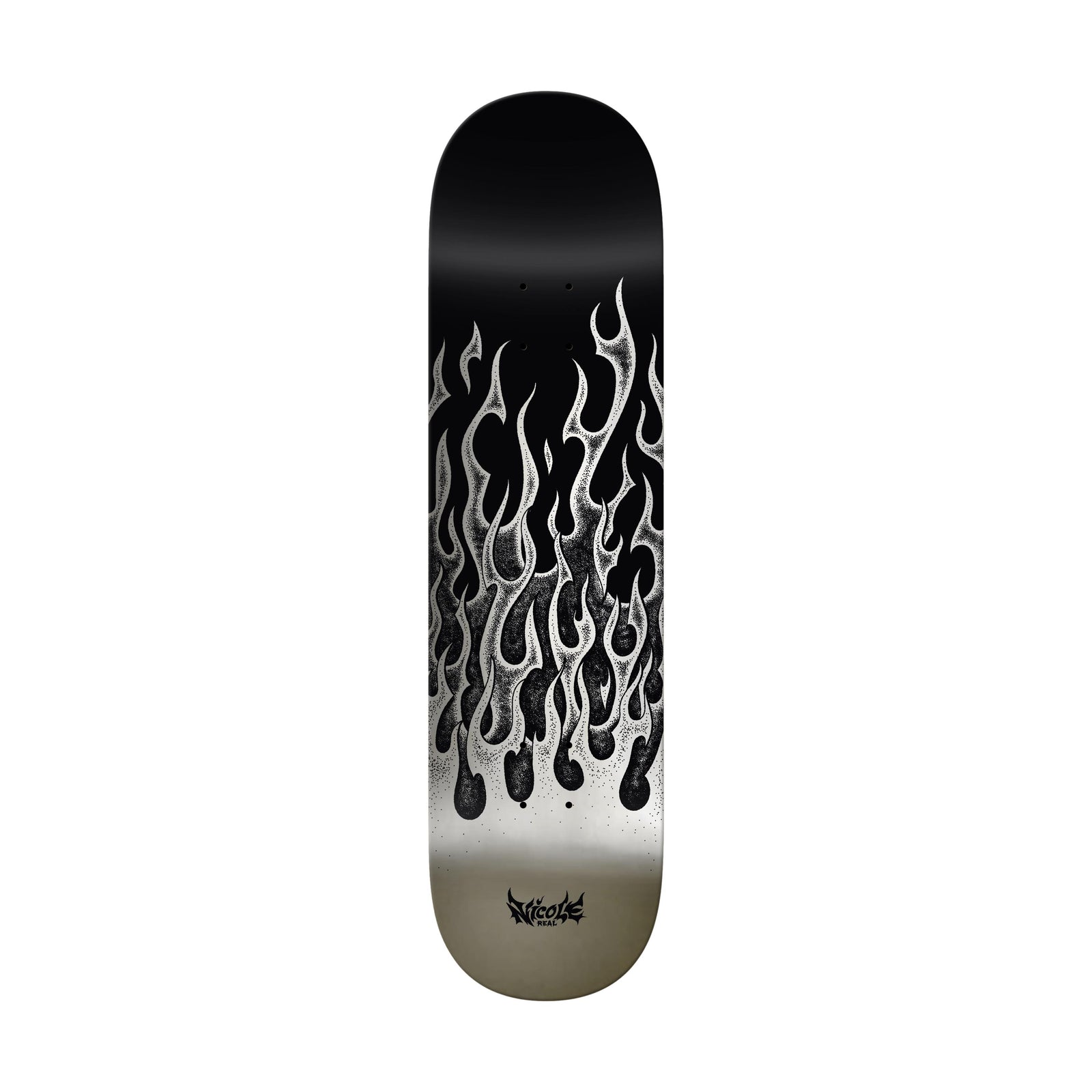 Real Nicole Flames Redux 8.5" Twin Nose Deck - Venue Skateboards