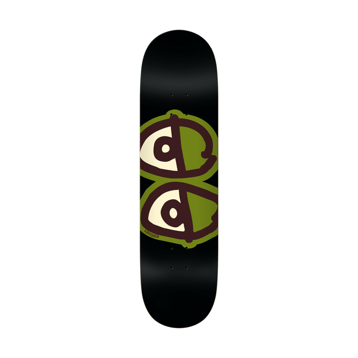 Krooked Team Eyes Black 8.5" Deck - Venue Skateboards