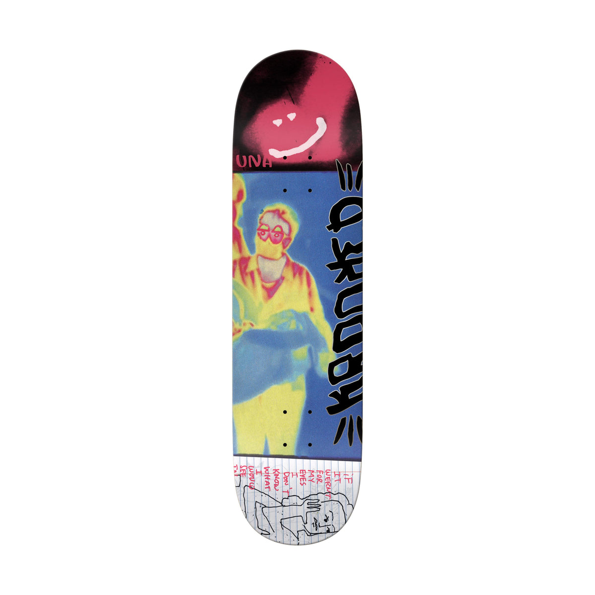 Krooked Una Infrared 8.28" Deck - Venue Skateboards