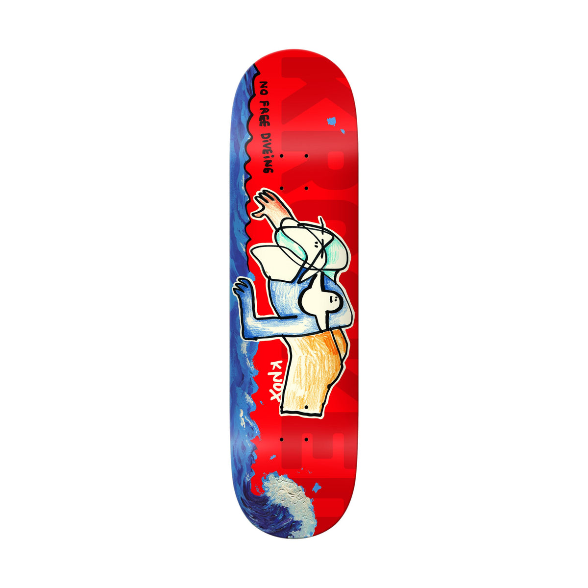 Krooked Knox Free Dive 8.5" Deck - Venue Skateboards