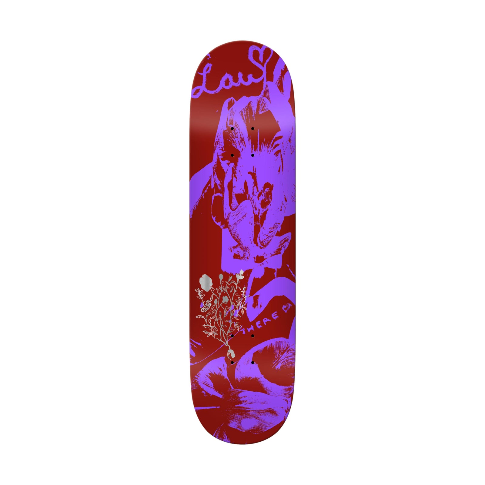 There Lau Bloom Red 8.25" Full Deck - Venue Skateboards