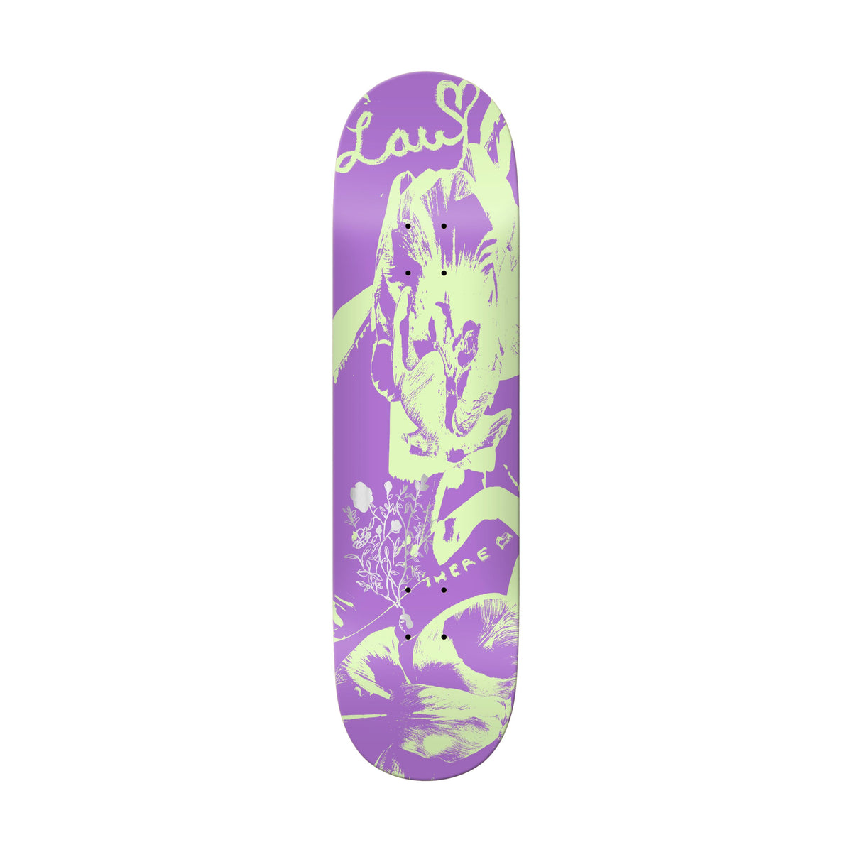 There Lau Bloom Glow 8.5" Deck - Venue Skateboards