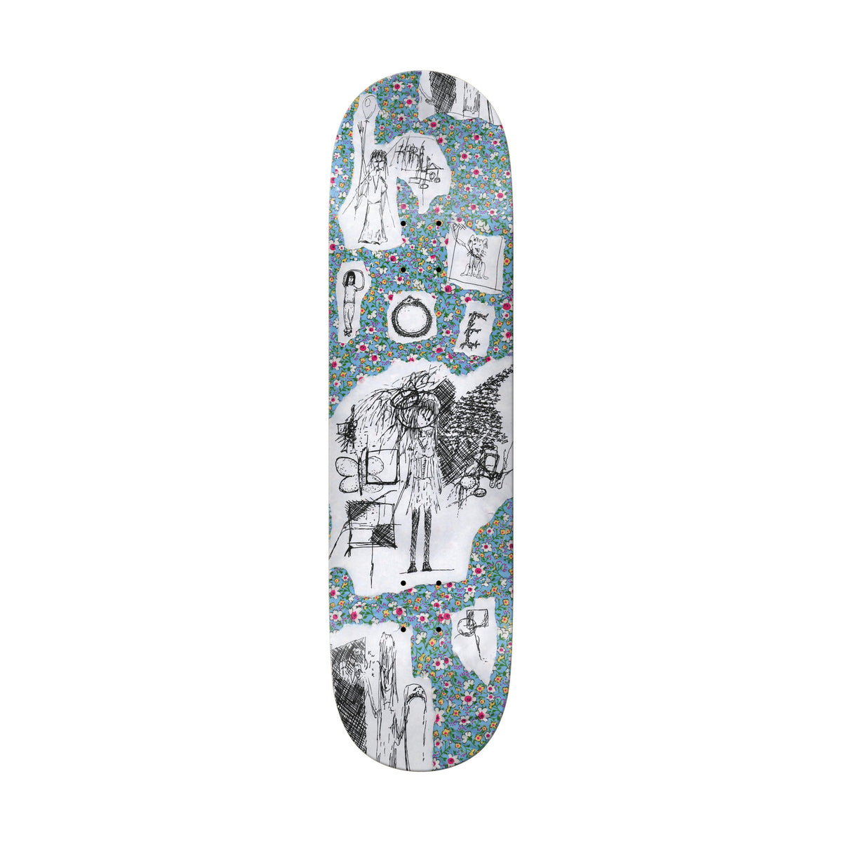 There Poe Flowerz 8.125" Deck - Venue Skateboards