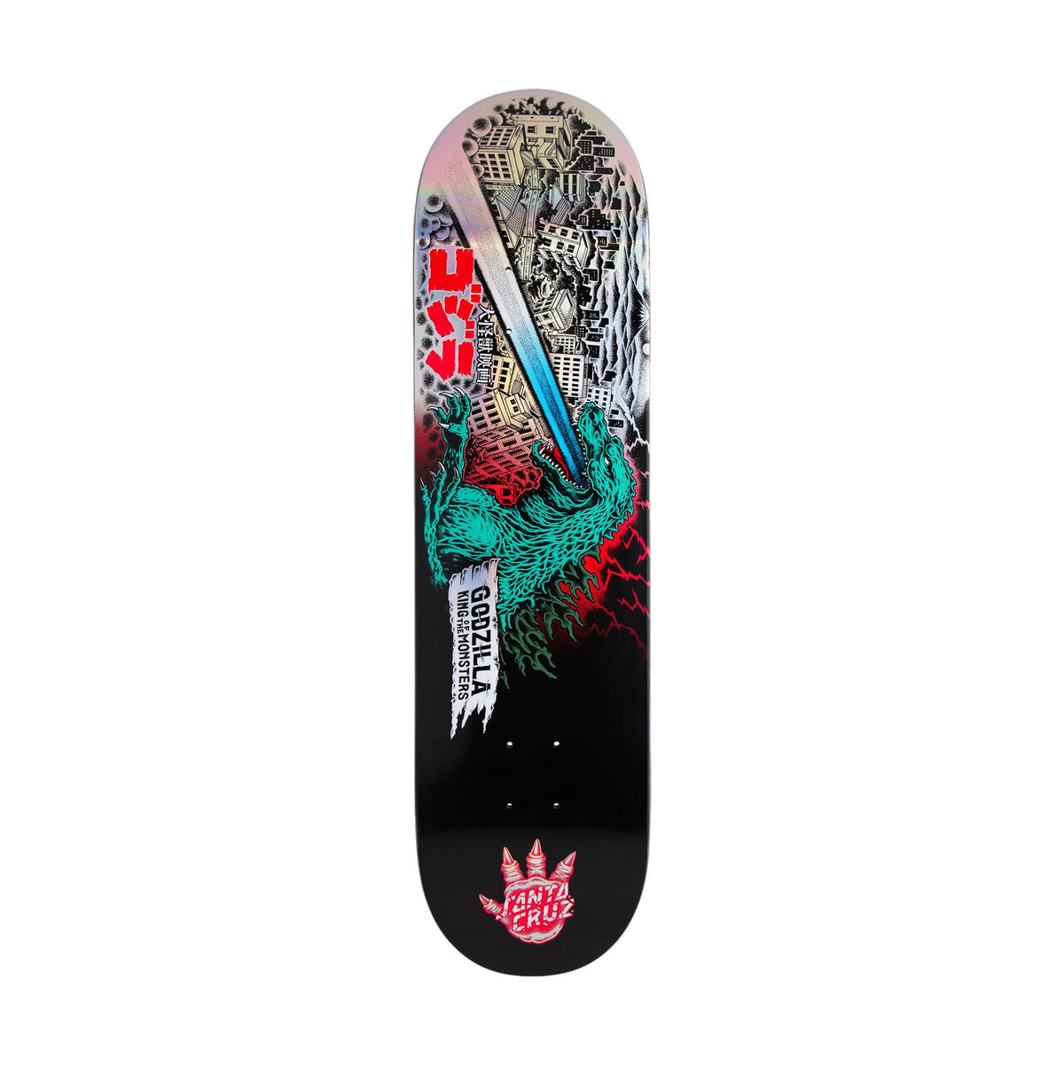 Santa Cruz x Godzilla O&#39;Brien Reaper Deck 8.25&quot;