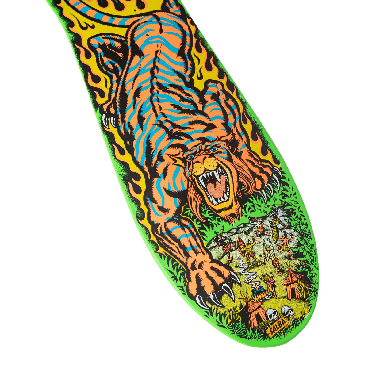 Santa Cruz Salba Tiger 10.3&quot; Reissue Deck - Venue Skateboards