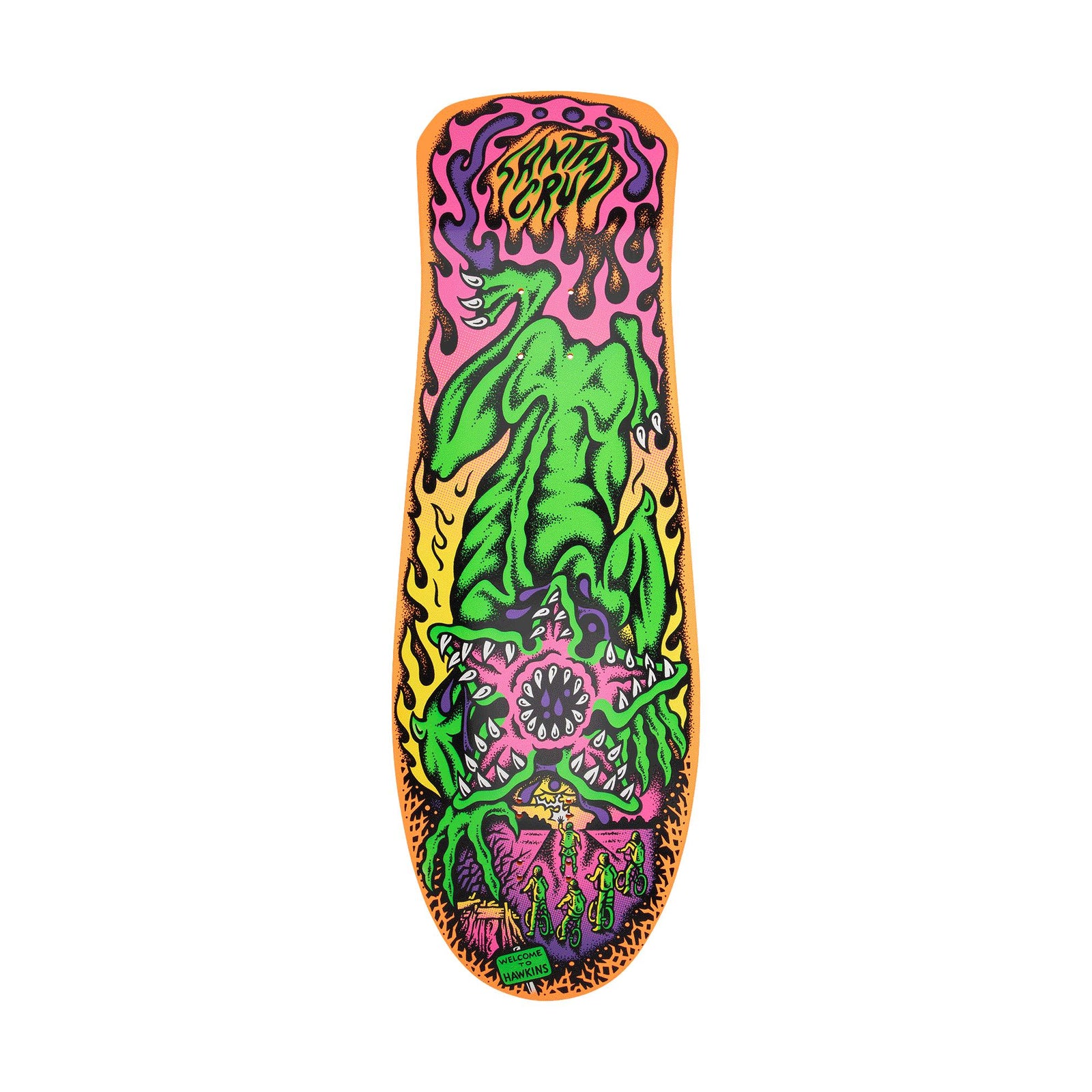 Santa Cruz X Stranger Things Salba Demogorgon 10.3" Deck - Venue Skateboards
