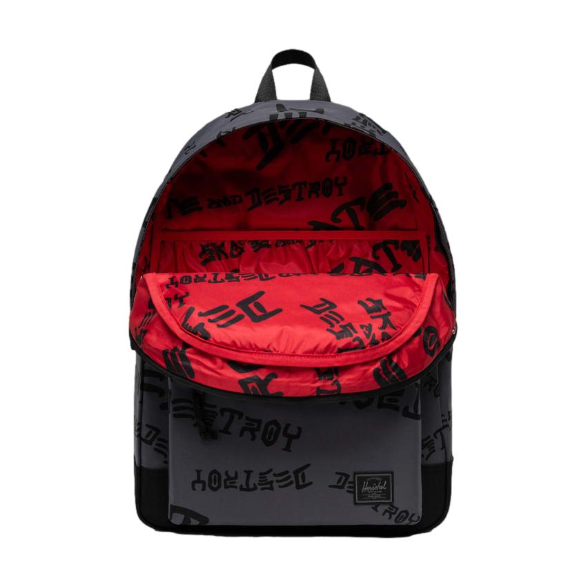 Herschel x Thrasher  Nylon Classic XL Backpack Black - Venue Skateboards