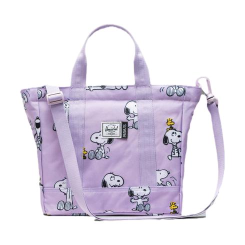 Herschel x Peanuts Heritage Tote Small Snoopy & Woodstock Pastel - Venue Skateboards