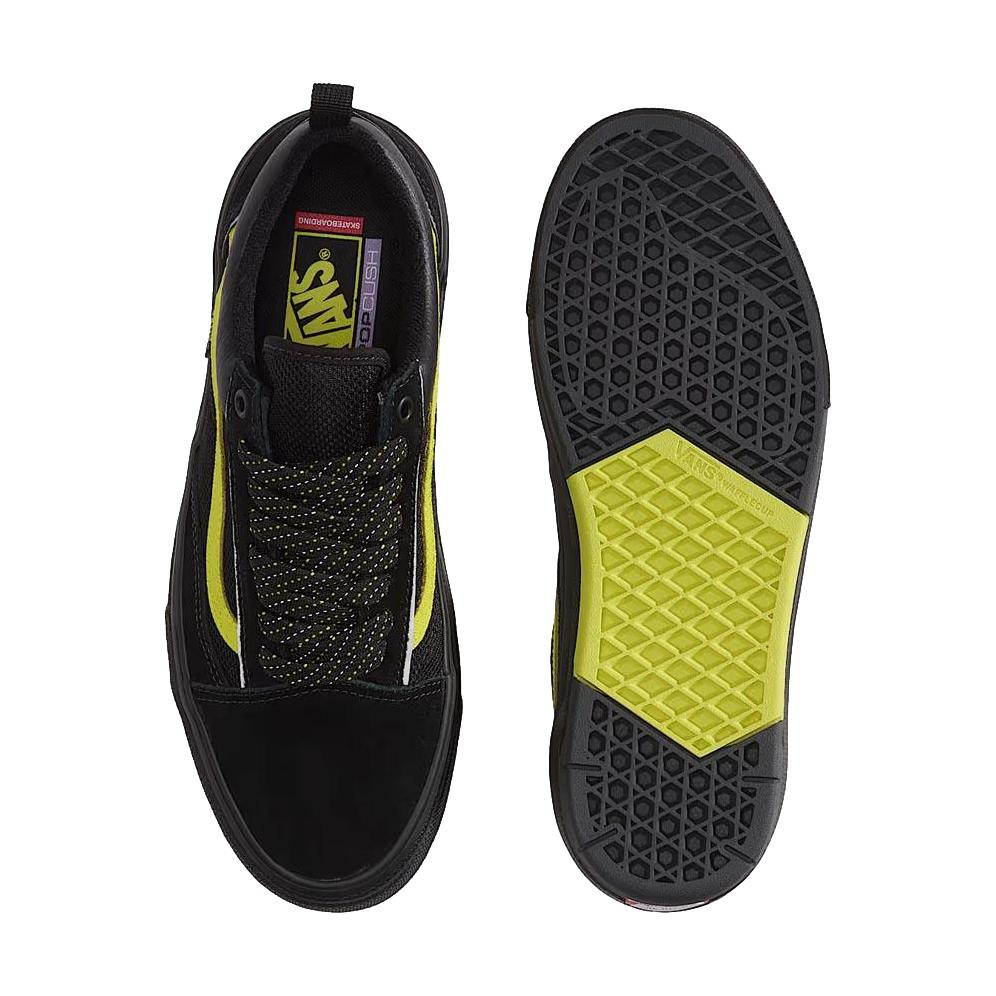 Vans Old Skool Wafflecup Reflective Black Lime - Venue Skateboards