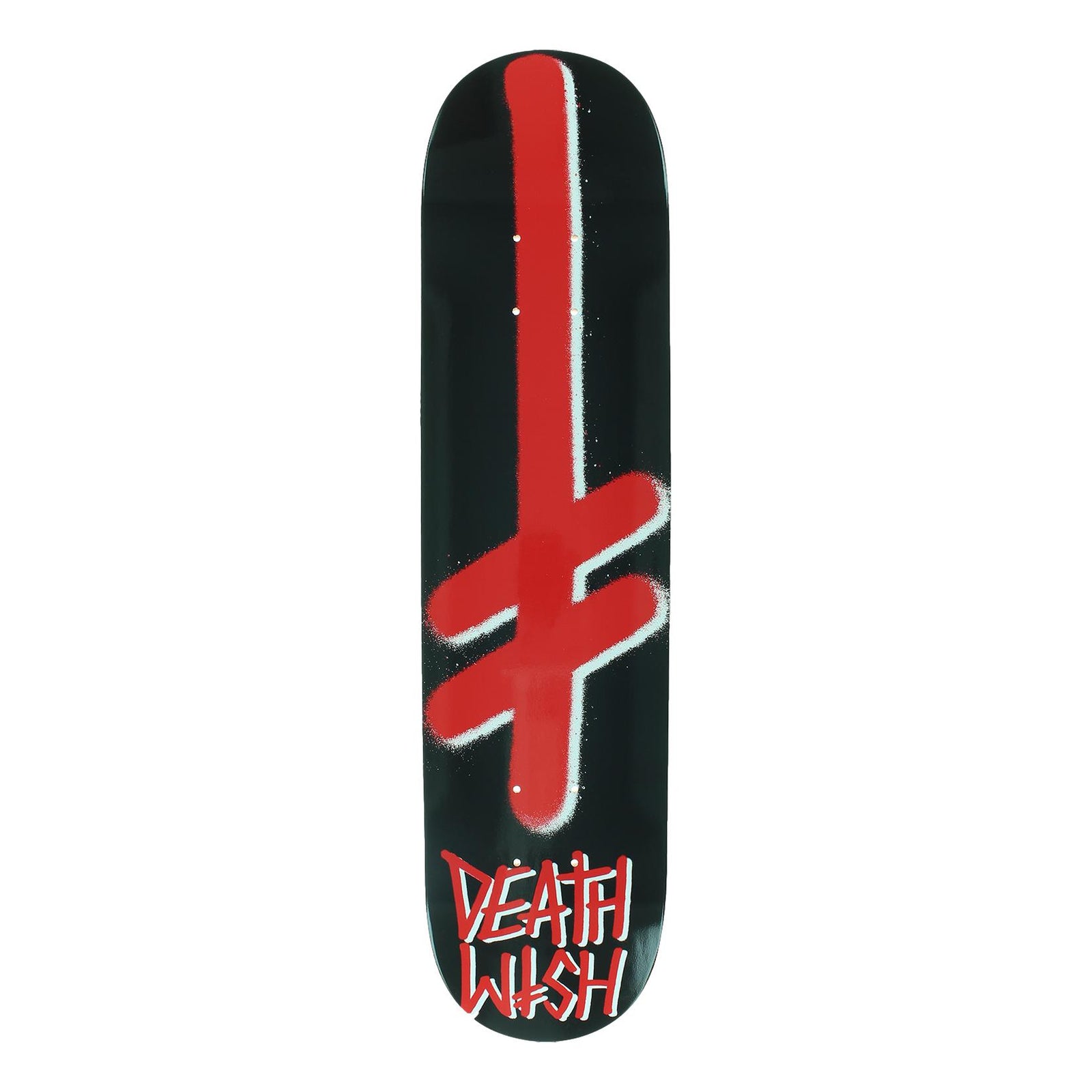 Deathwish Gang Logo Blk/Red 8.25" Deck  - Venue Skateboards