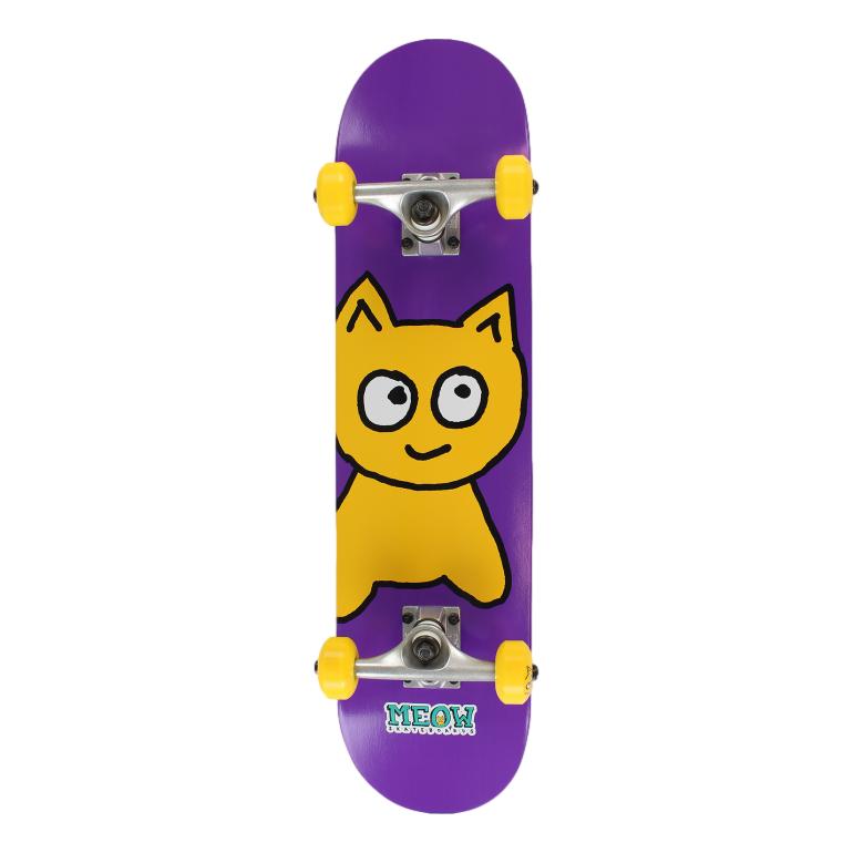Meow Big Cat Complete 7&quot; Purple - Venue Skateboards