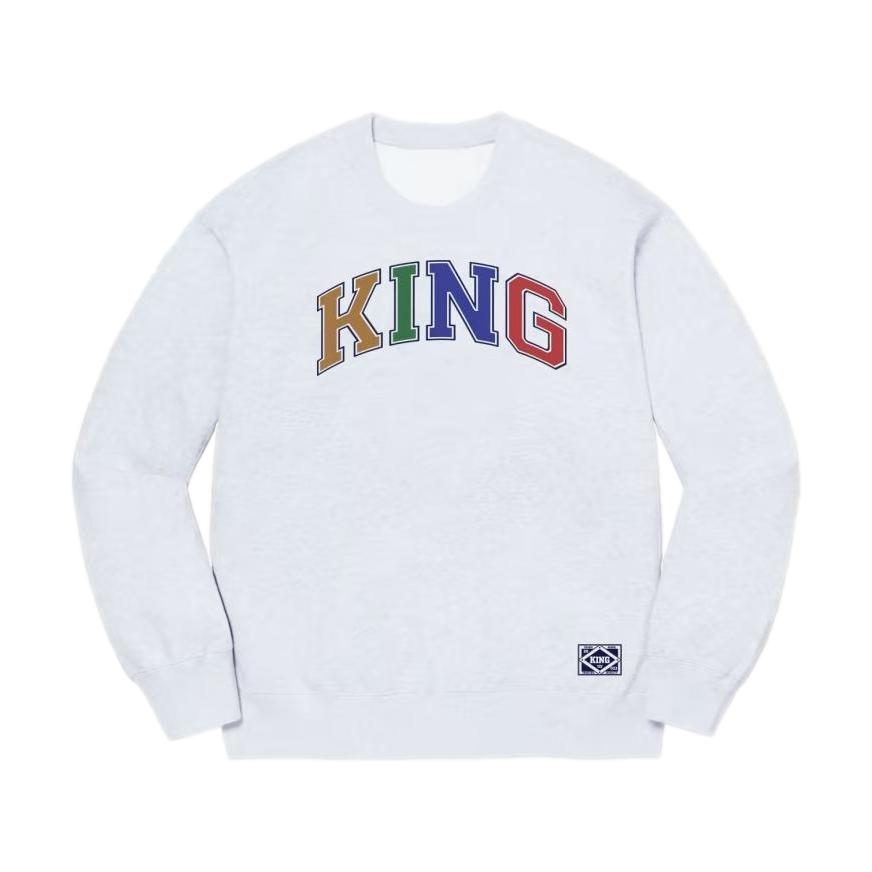 King Skateboards Kingsbridge Crewneck Grey - Venue Skateboards
