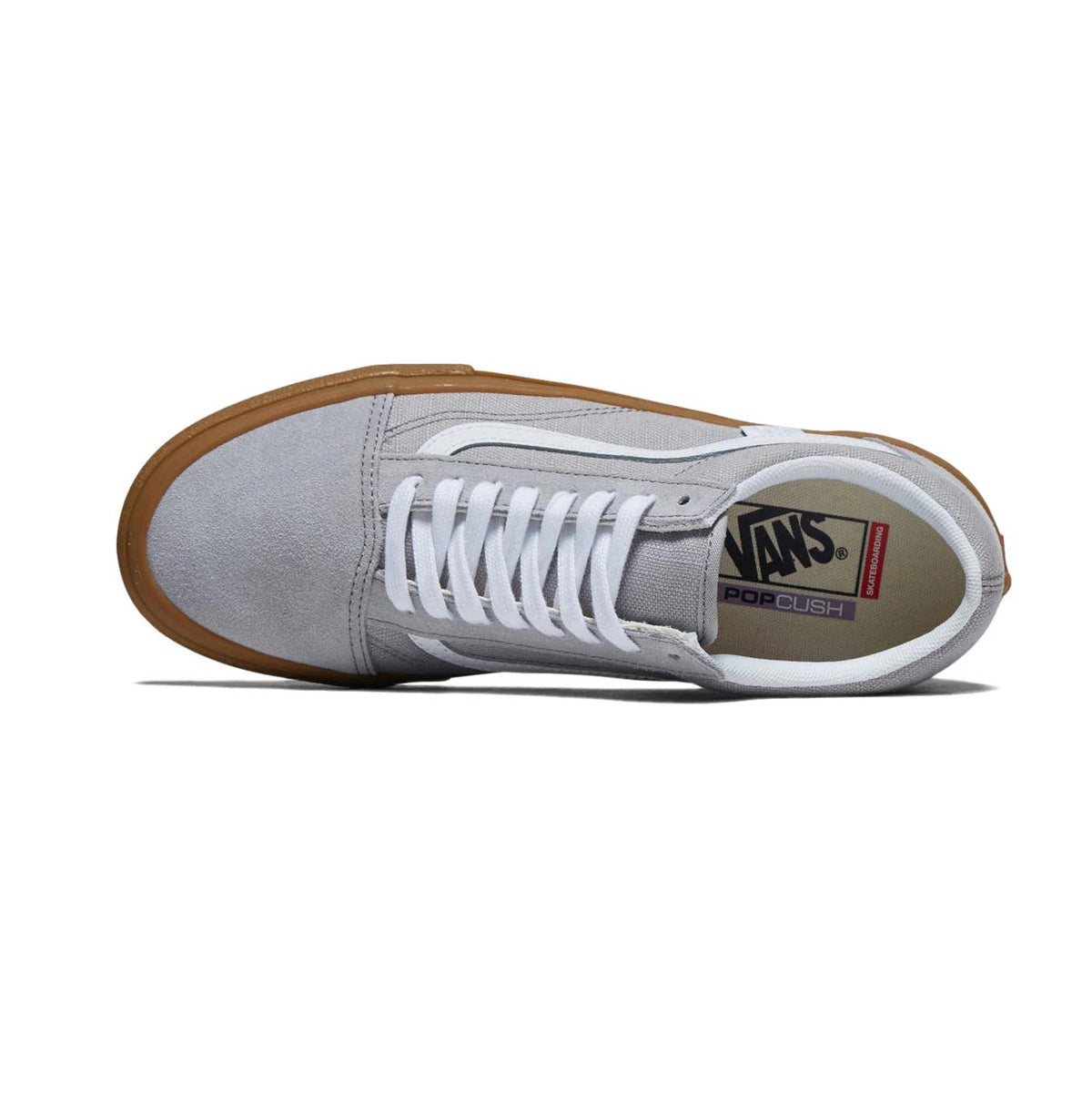 Vans Old Skool Crepe Light Gray/Gum - Venue Skateboards