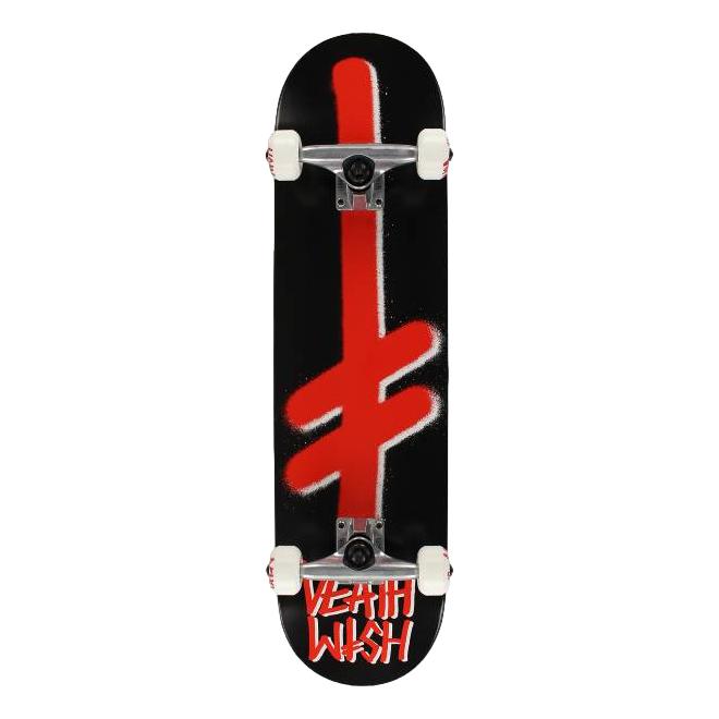 Deathwish Gang Logo Complete 8.0 Blk/Red/Wht - Venue Skateboards