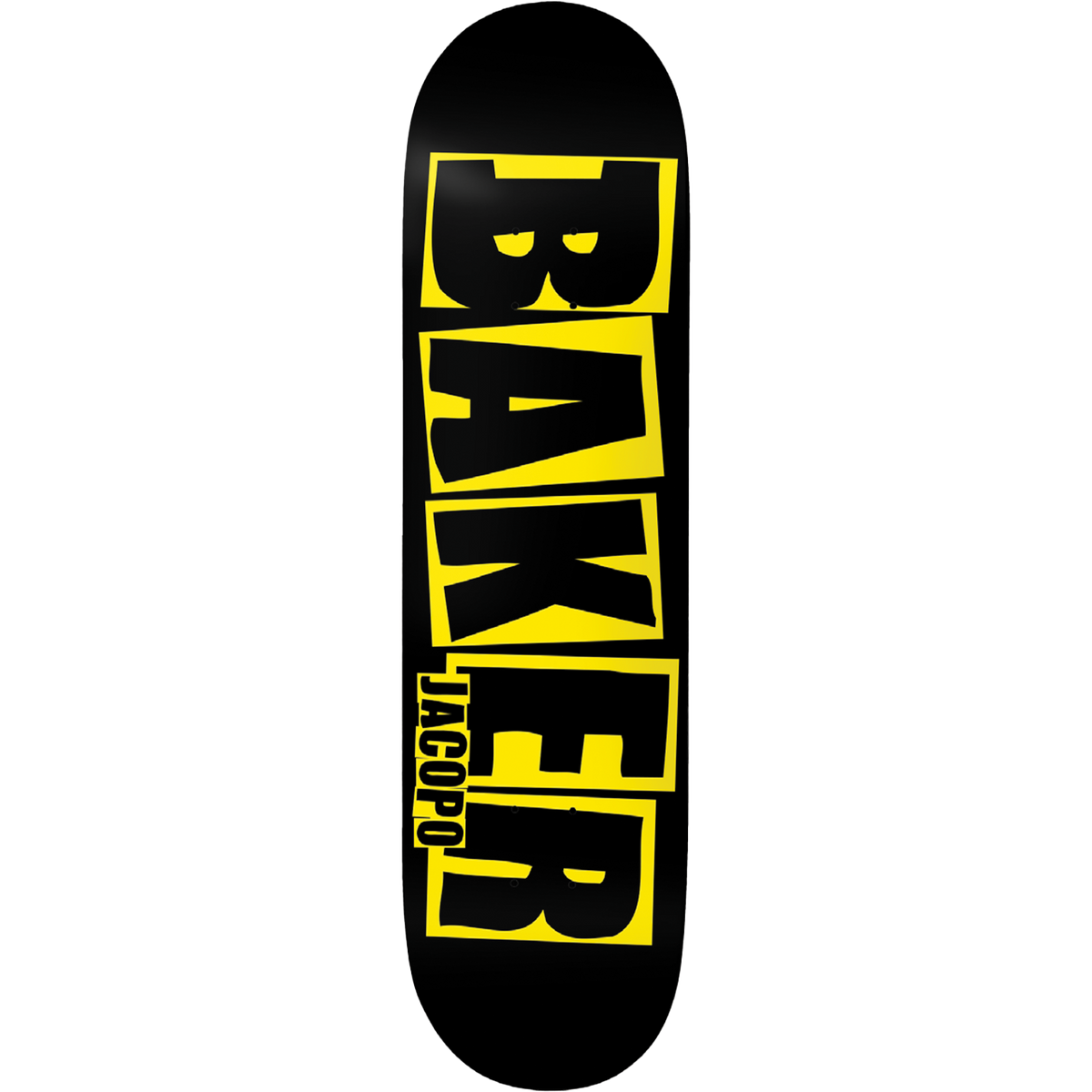 Baker Carozzi Brand Logo 8" Danger Deck - Venue Skateboards