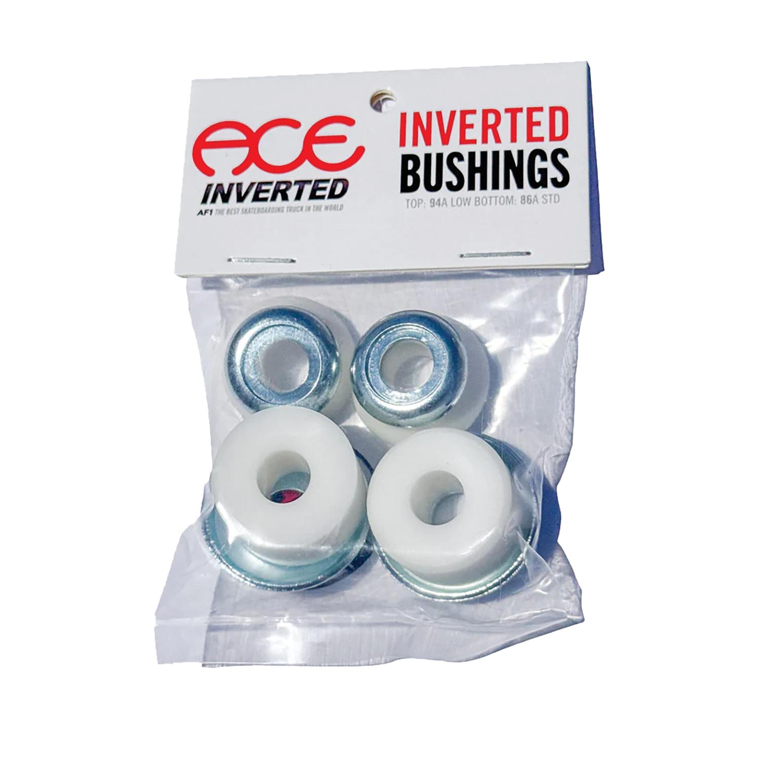 Ace Inverted Bushings Kit 94a/86a White  - Venue Skateboards