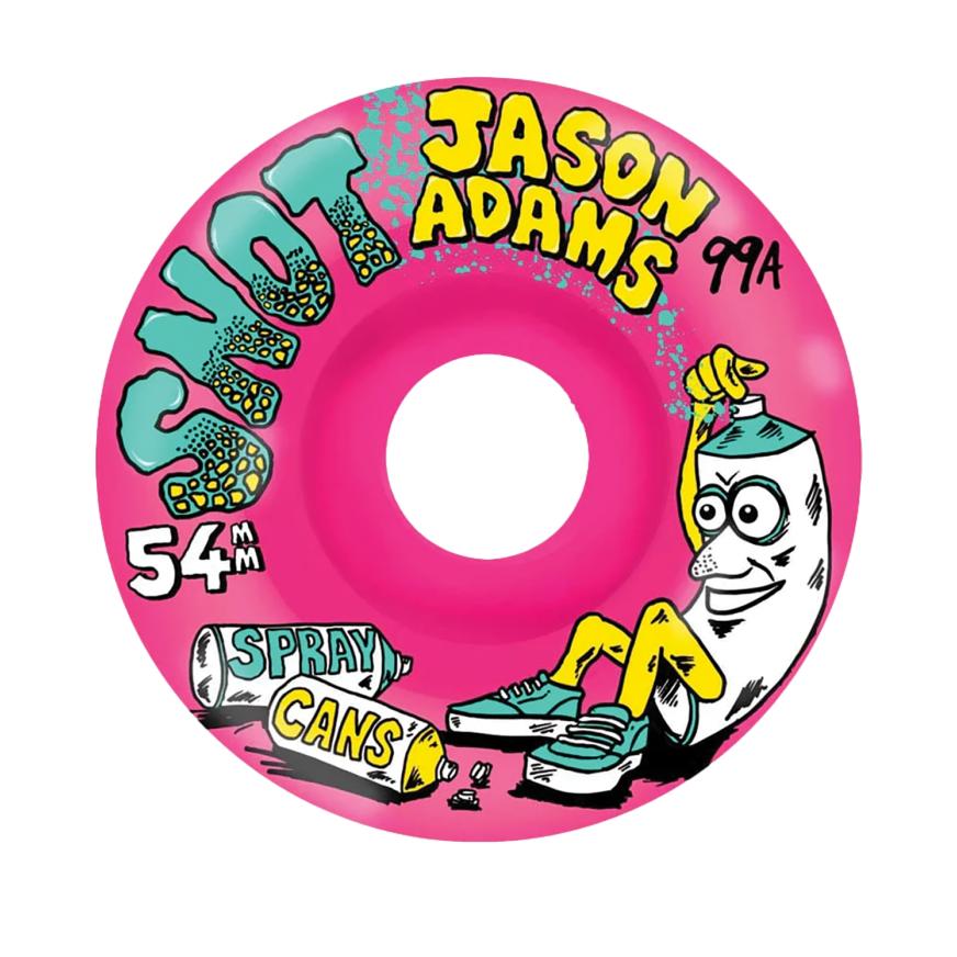 Snot Adams Spray Cans 54mm 99a Pink Wheels - Venue Skateboards