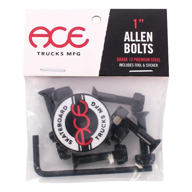 Ace 1" Allen Hardware Black - Venue Skateboards