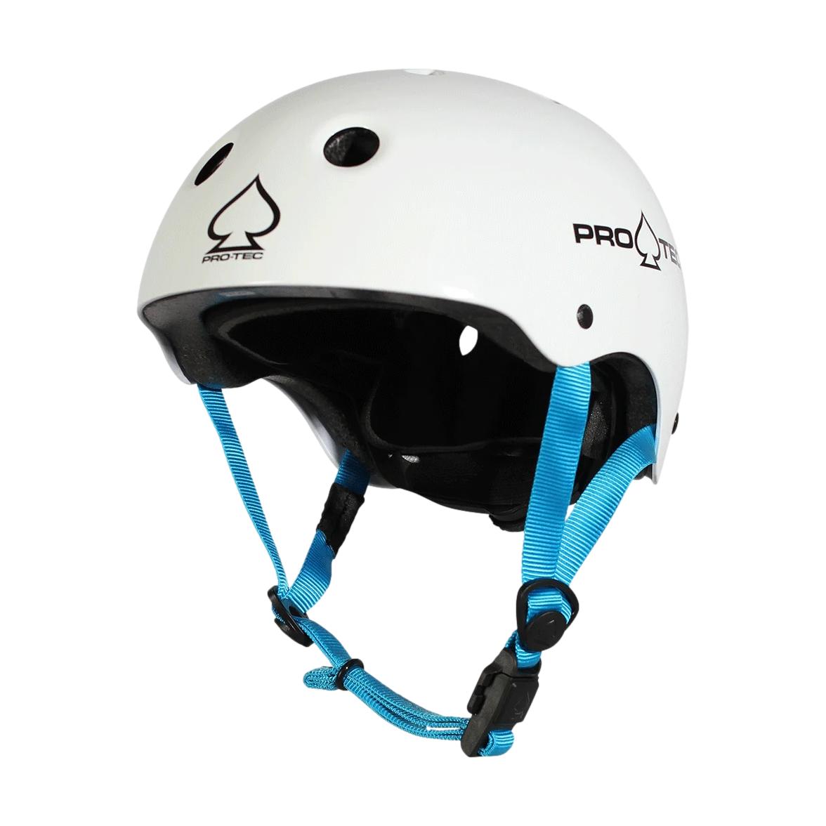 Protec JR CPSC Certified Helmet Gloss White - Venue Skateboards