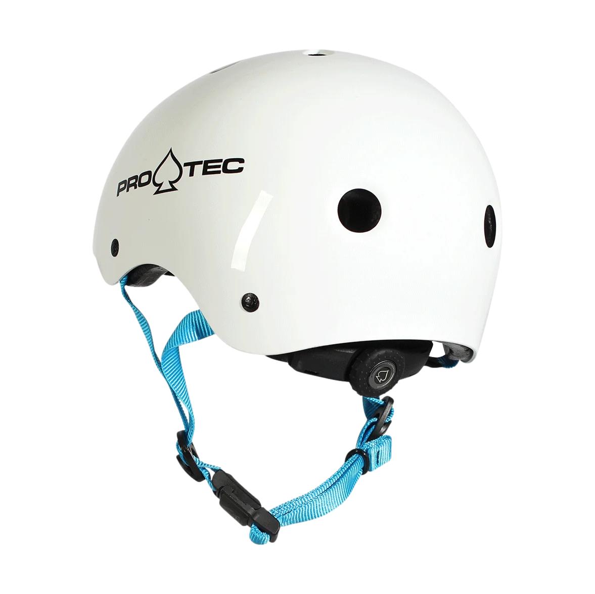 Protec JR CPSC Certified Helmet Gloss White - Venue Skateboards