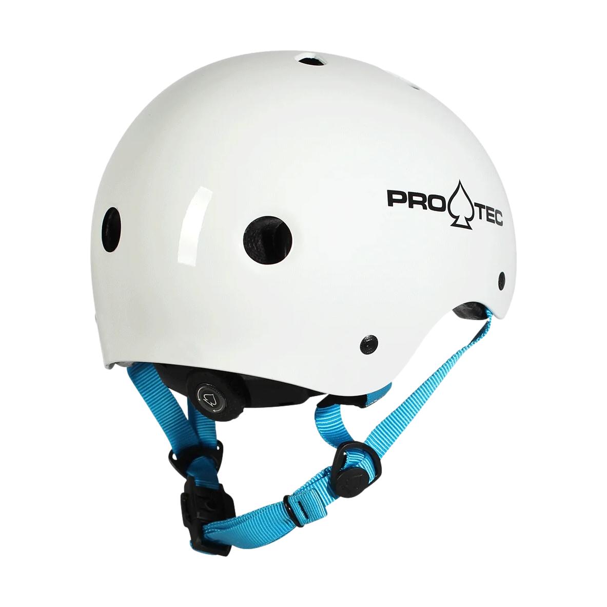 Protec JR CPSC Certified Helmet Gloss White - Venue Skateboards